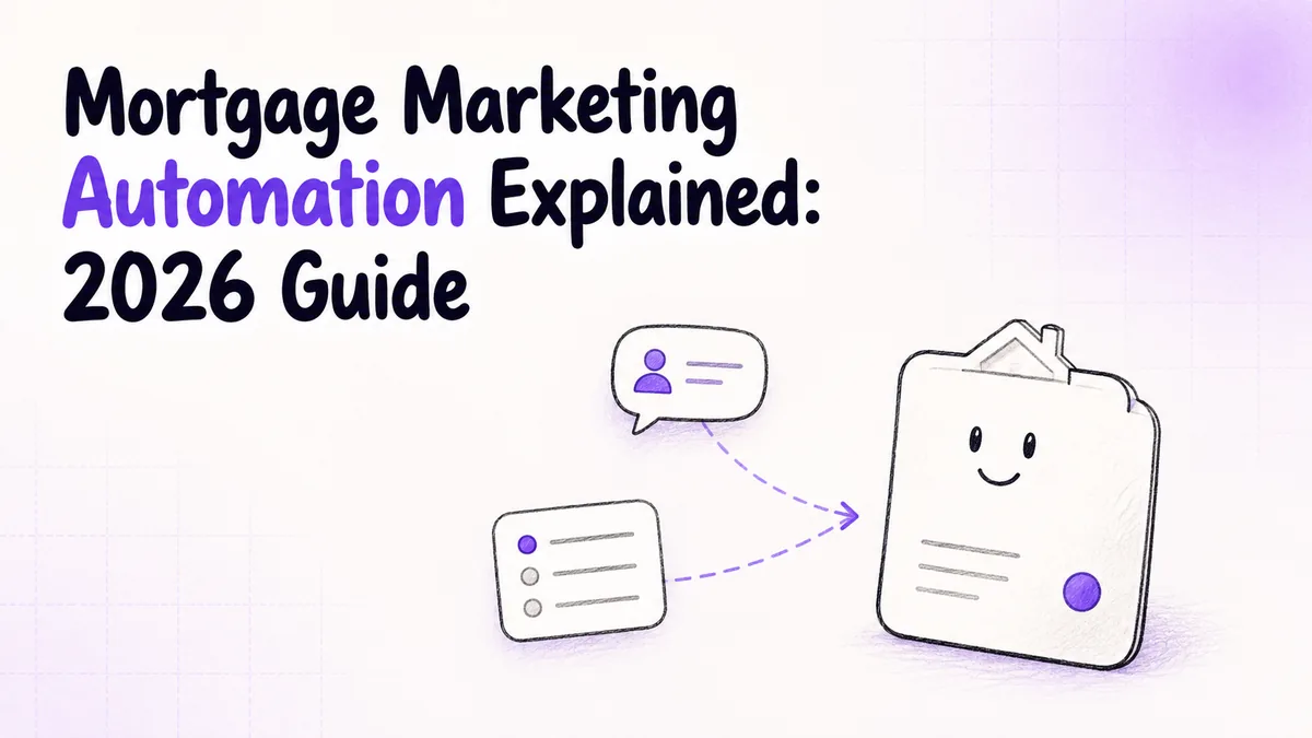 Mortgage Marketing Automation Explained: 2026 Guide