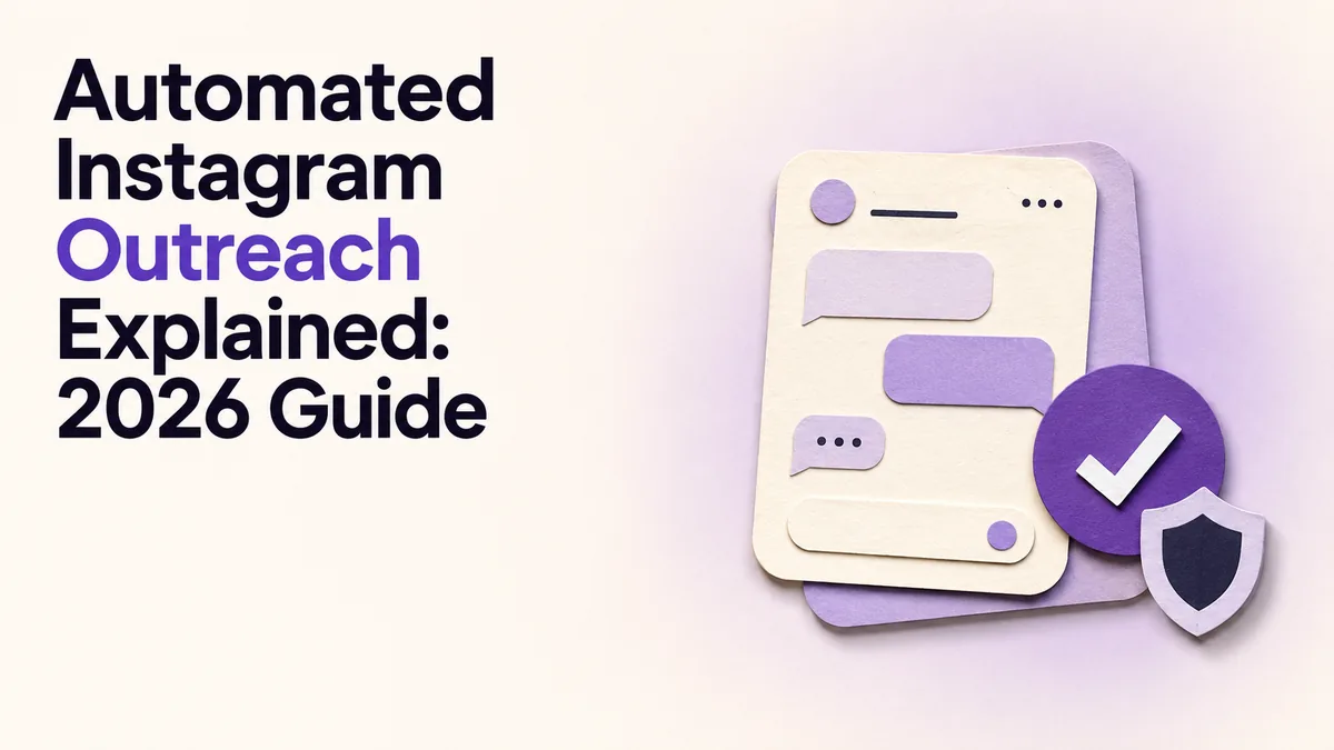 Automated Instagram Outreach Explained: 2026 Guide