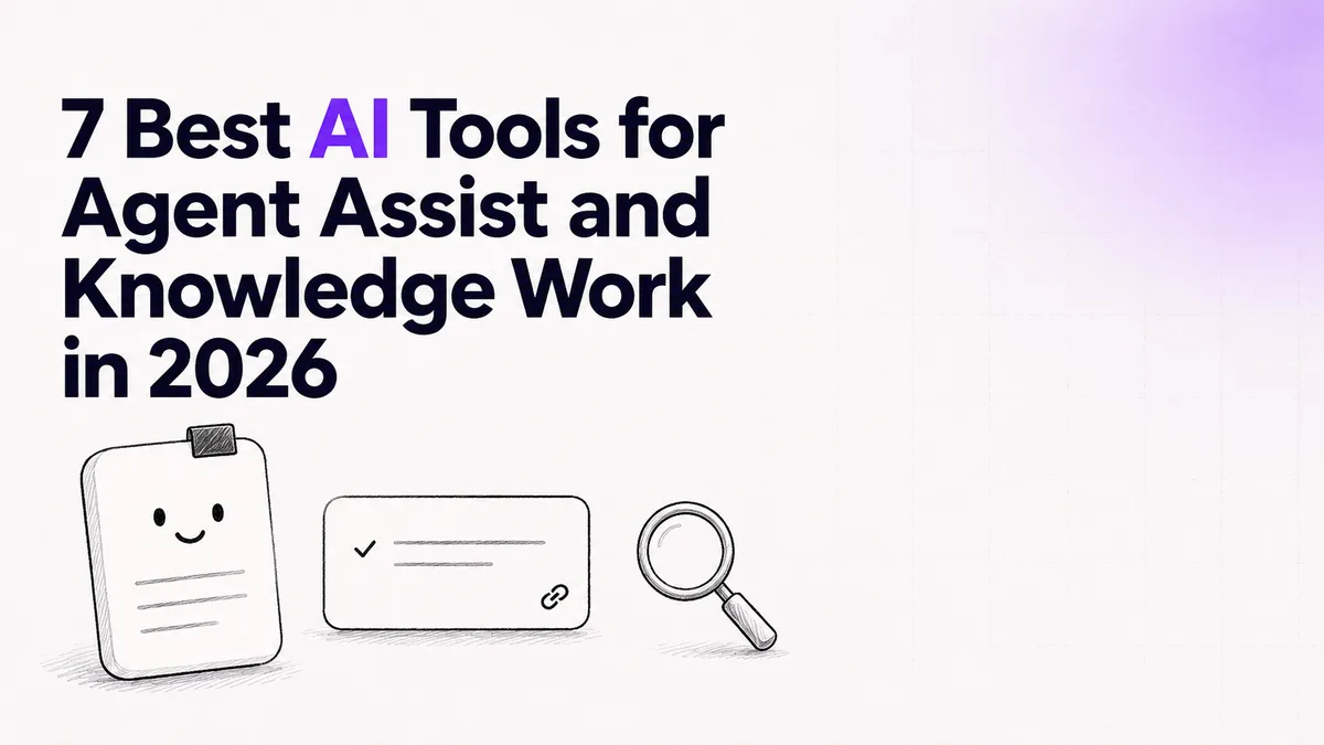Best AI tools for agent assist and knowledge surfacing compared through citation accuracy checks