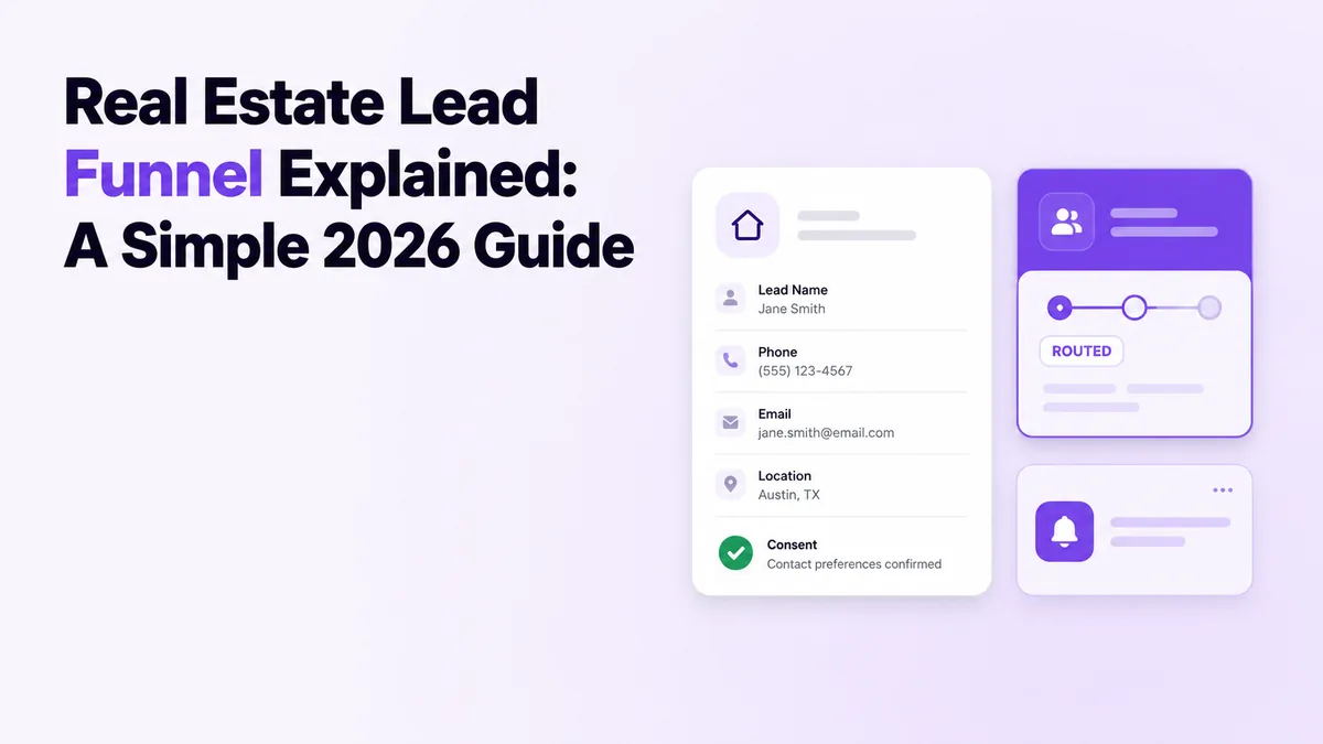 Real Estate Lead Funnel Explained: A Simple 2026 Guide