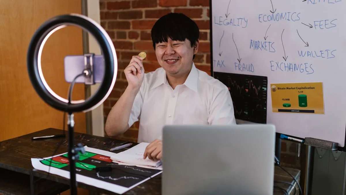 A marketer preparing a webinar registration page, follow-up emails, and a lead-nurture sequence (Photo by RDNE Stock project, Pexels)