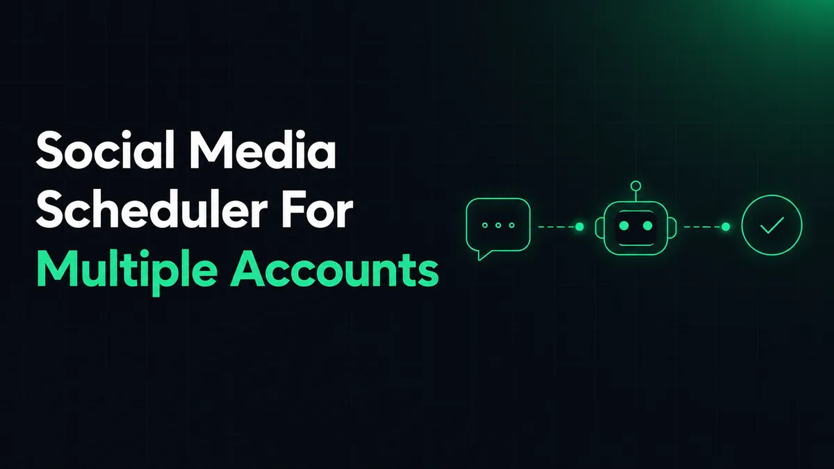 Social Media Scheduler For Multiple Accounts