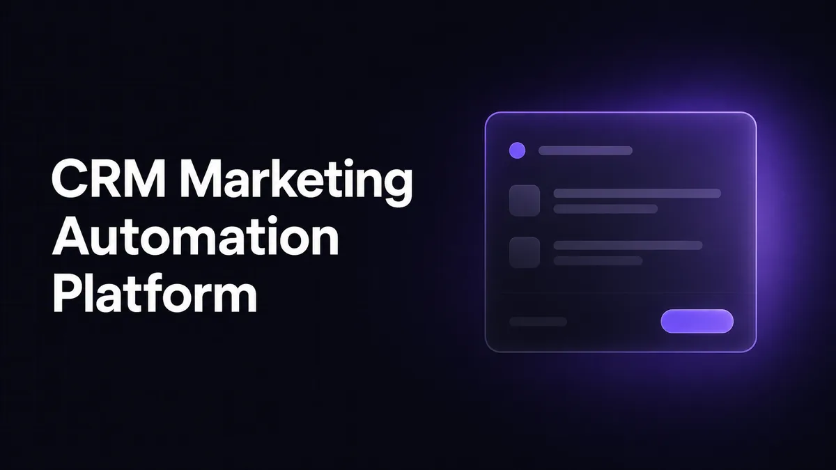 Crm Marketing Automation Platform