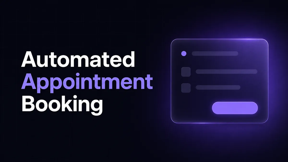 Automated Appointment Booking
