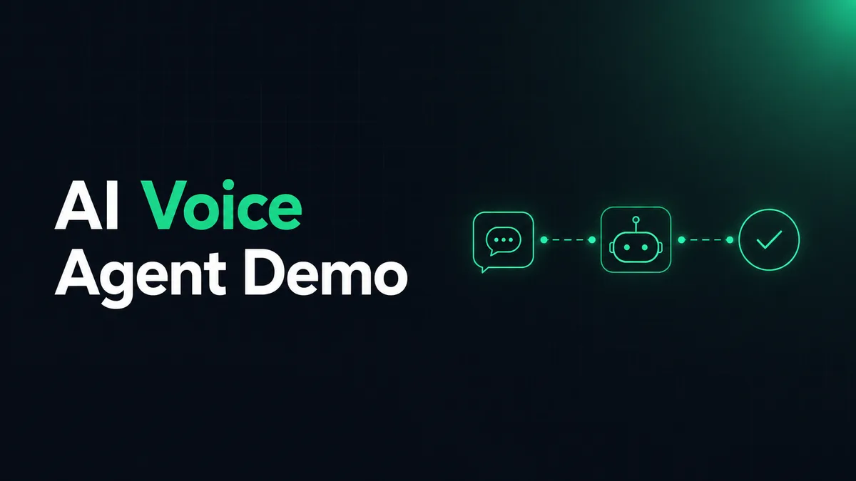 Ai Voice Agent Demo